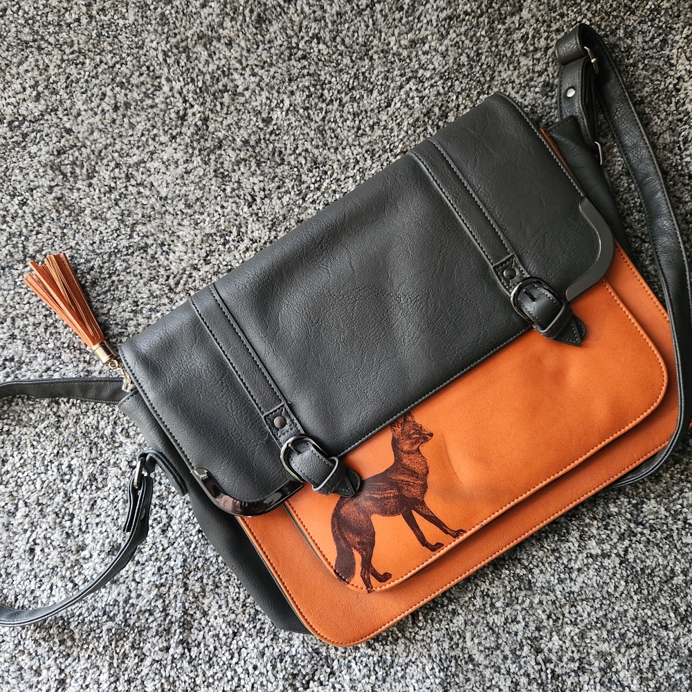 Stylish Black and Brown Men's Bag